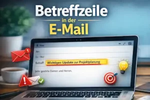 Die Betreffzeile in der E-Mail
